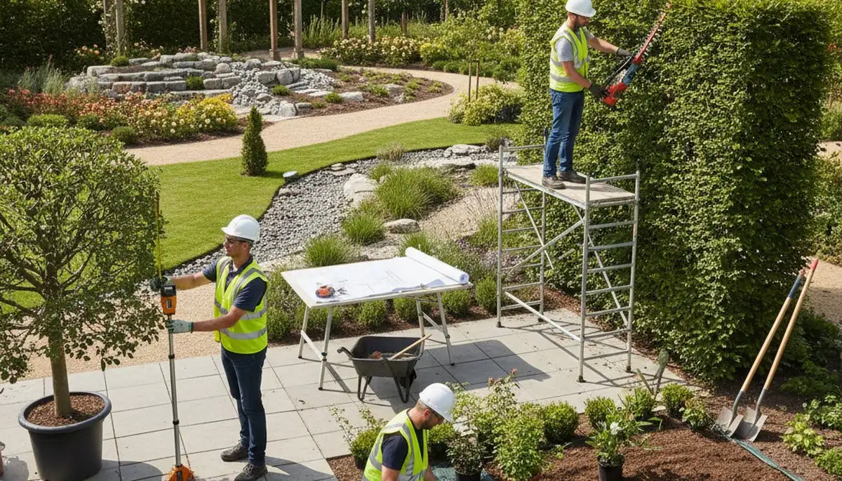 Cincinnati, OH tree service crew providing landscape design and arbor care planning