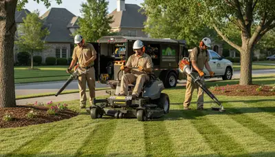 Professional tree service crew in Cincinnati, OH providing expert tree removal and trimming solutions