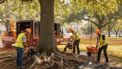 Tree roots protected in Cincinnati, OH by Arbor Tree Care for healthy, stable trees