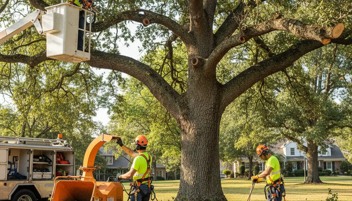 Cincinnati, OH arborist treating tree disease on a property for healthier trees