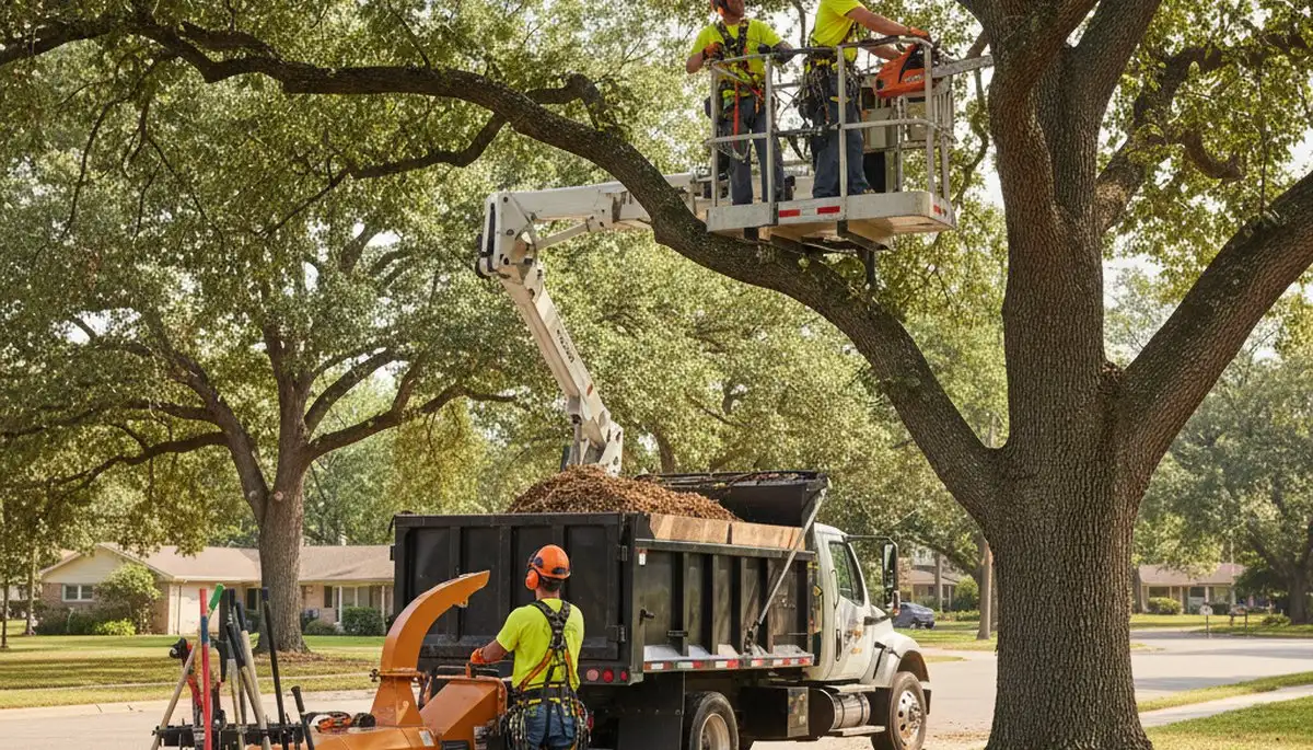 Cincinnati, OH arborist pruning tree branches for safer, healthier landscape maintenance