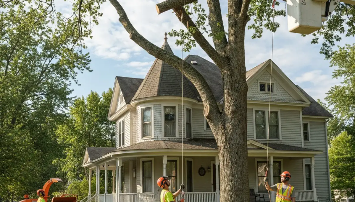 Cincinnati, OH tree service crew providing professional tree removal and trimming for homeowners